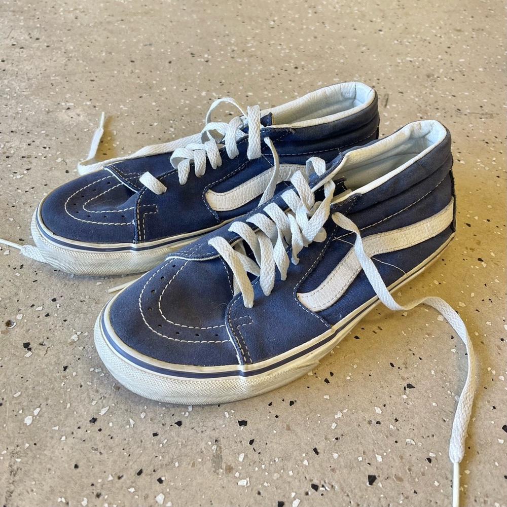 Vans High Tops, Blue, Women’s 9